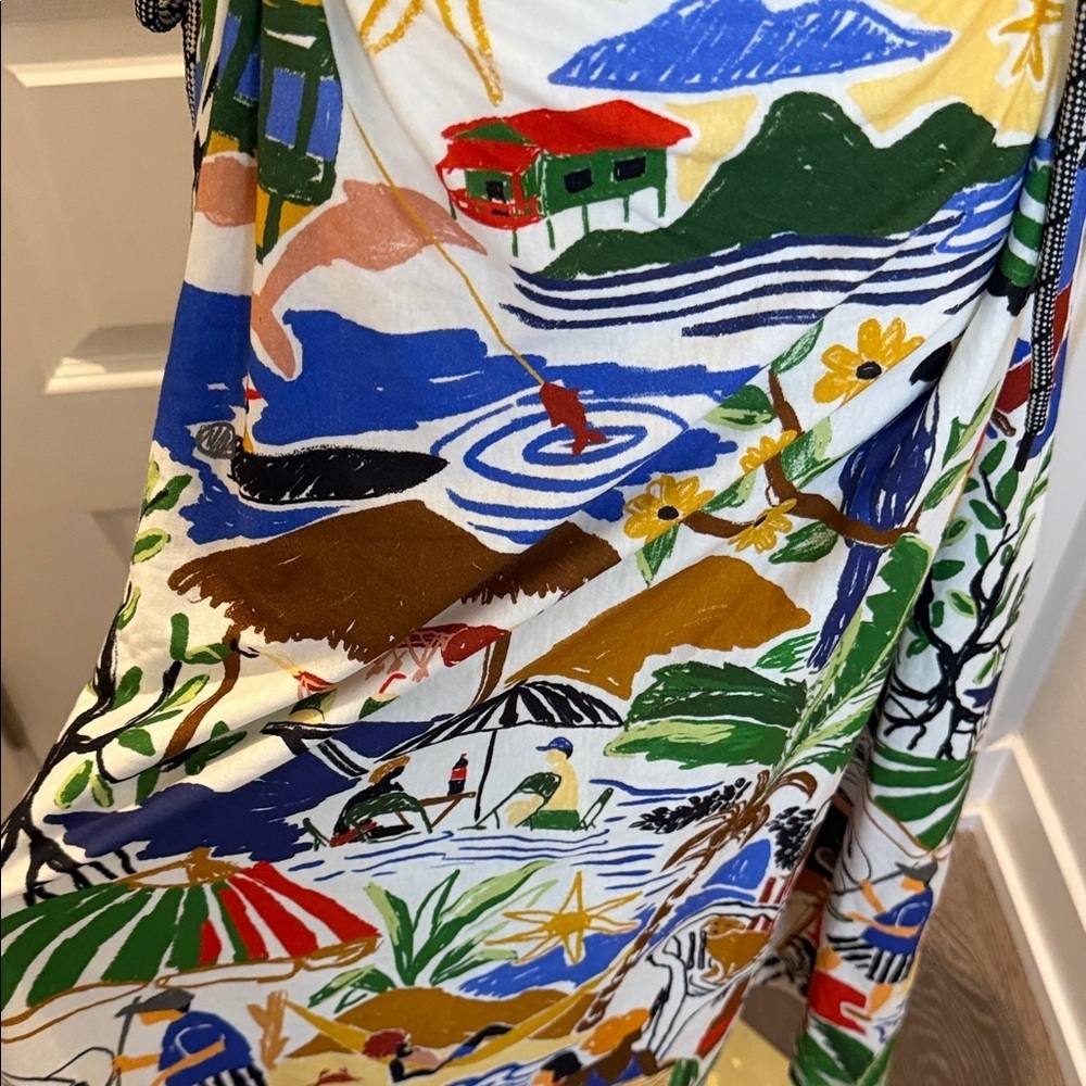 FARM Rio Multicolor Long Dress Size M - Picture 6 of 10